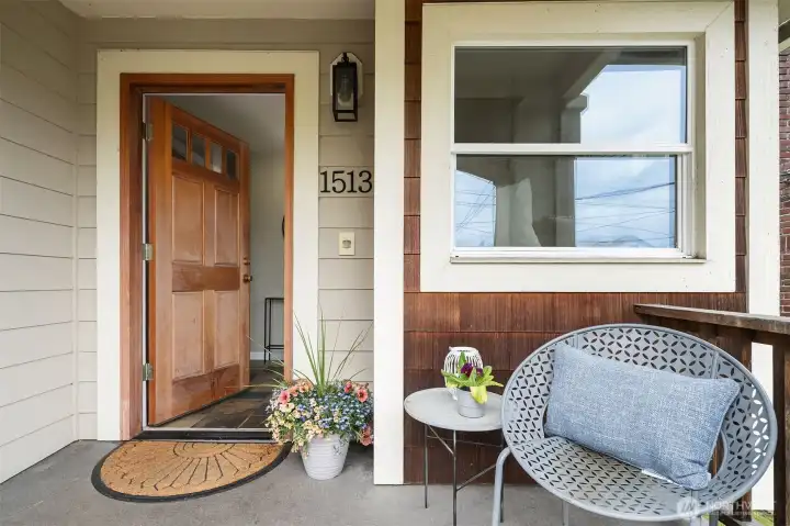 Front Porch offers a warm and inviting place to welcome guests.
