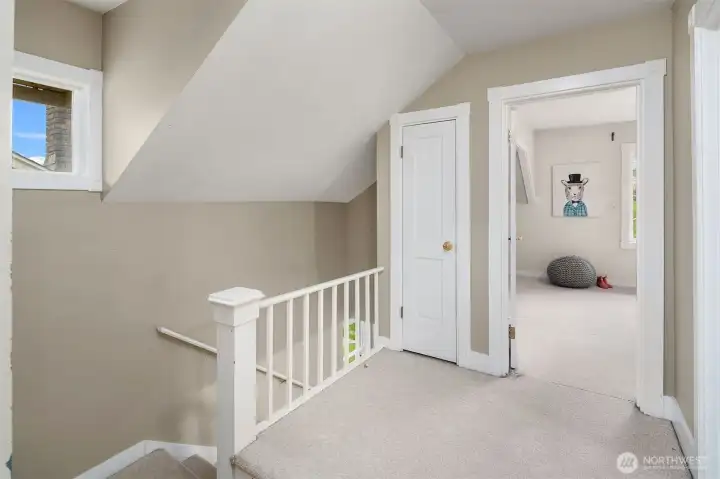 Second floor landing.