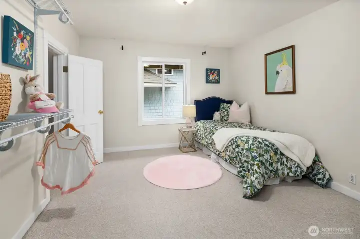 Second bedroom on the upper level.