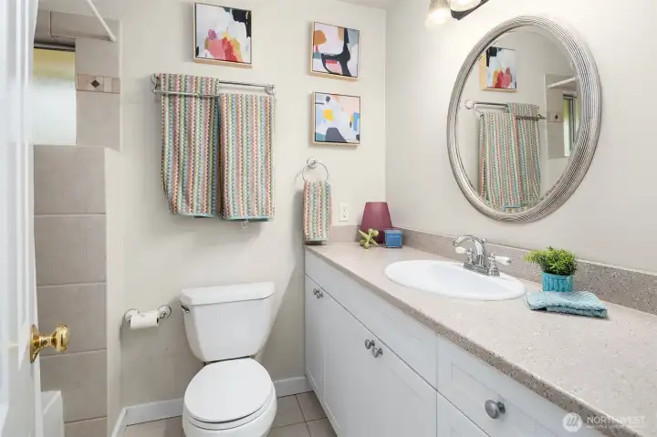 Full Bathroom Upstairs.