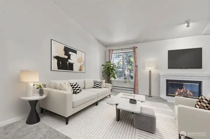 Virtually Staged living room, see remarks