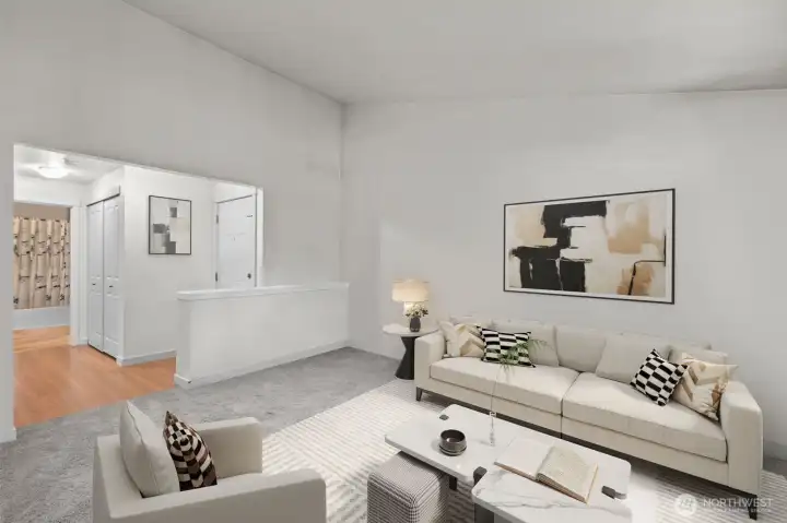 Virtually Staged living room, see remarks