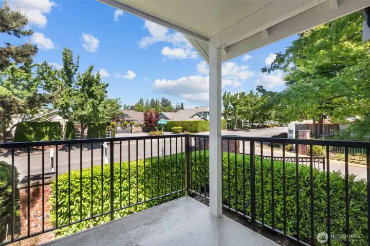 Virtually Staged deck patio