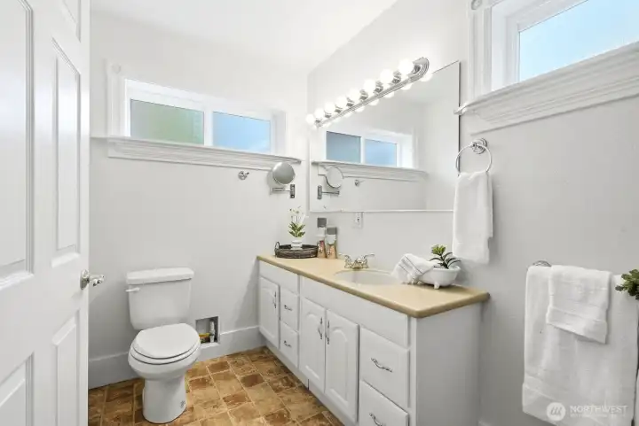 Main level full guest bathroom Main level full guest bathroom