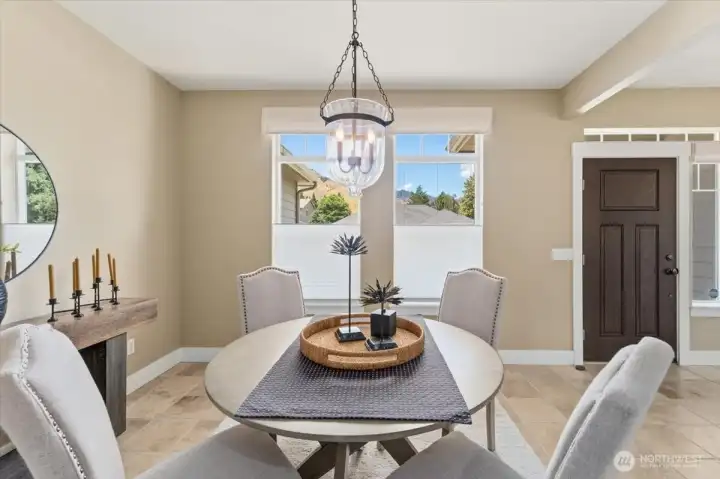 Formal Dining room from kitchen Formal Dining room from kitchen