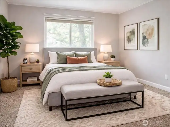Master Bedroom (Virtually Staged) Master Bedroom (Virtually Staged)