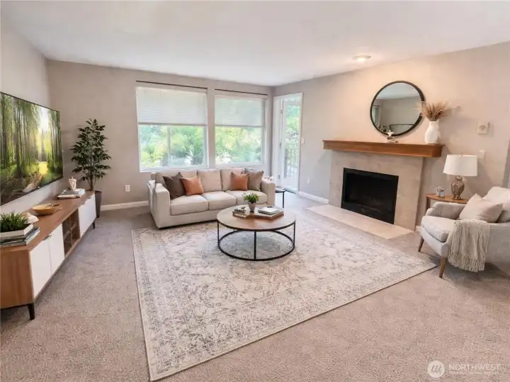 Open Living Space (Virtually Staged) Open Living Space (Virtually Staged)