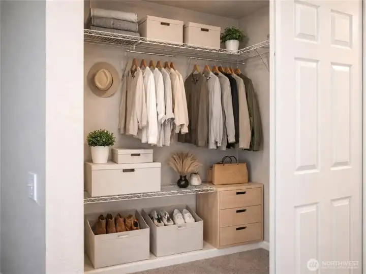 Walk-In Closet (Virtually Staged) Walk-In Closet (Virtually Staged)