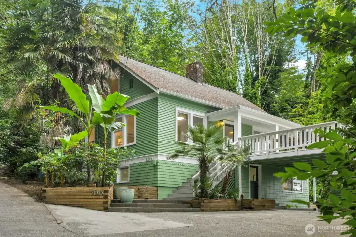 Welcome home! Charming 3-story Craftsman nestled in a private, wooded setting with territorial views, a spacious entertainment deck, and covered carport parking. Welcome home! Charming 3-story Craftsman nestled in a private, wooded setting with territorial views, a spacious entertainment deck, and covered carport parking.