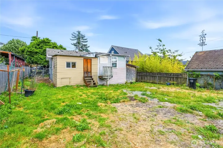 Home sits on a prime spacious flat lot zoned NR3 with the incredible opportunity to restore home and/or build additional dwelling units for optimal use.