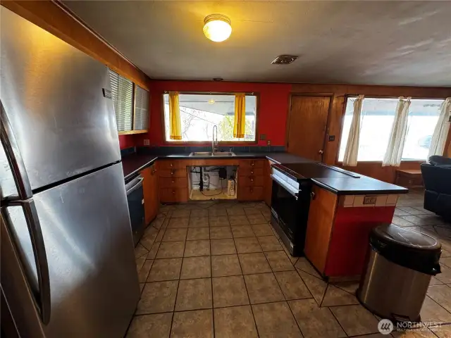 Main Floor Kitchen with Eating Space