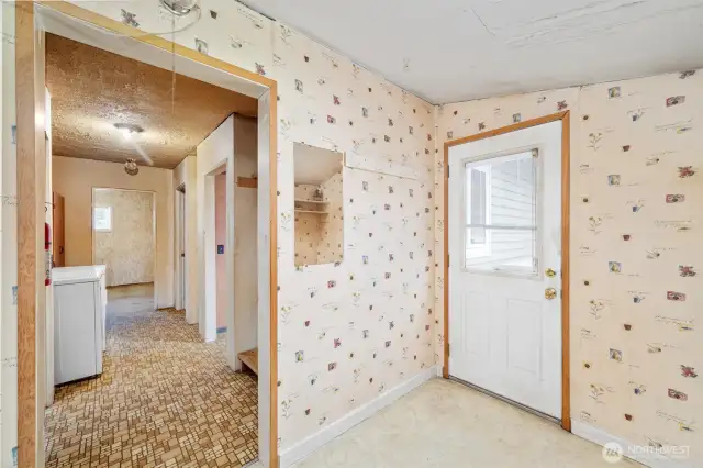 back porch/mud room