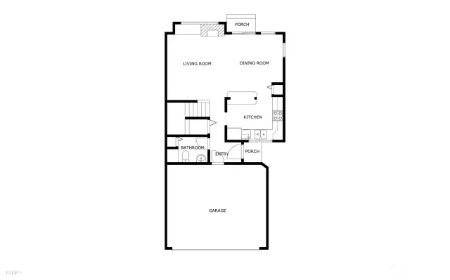 First level floorplan.