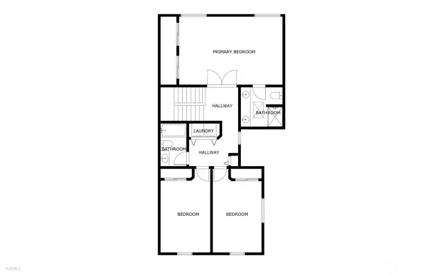 Second level floorplan.