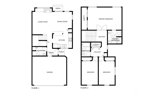 Both levels floorplans.