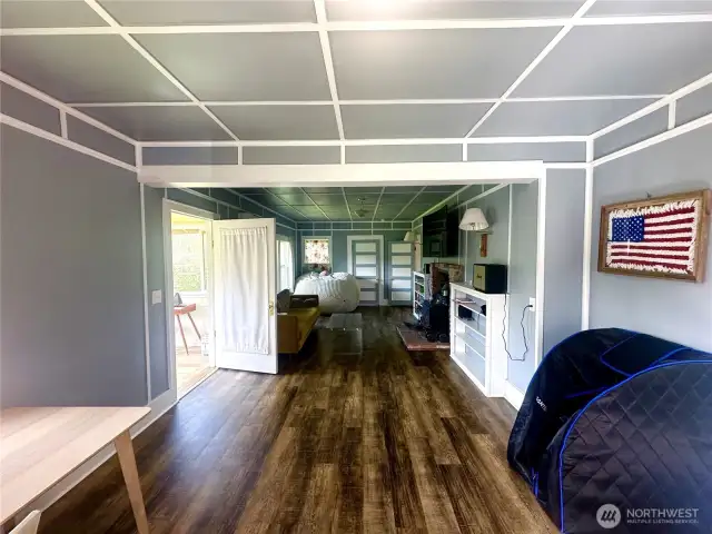 Dining room towards living room