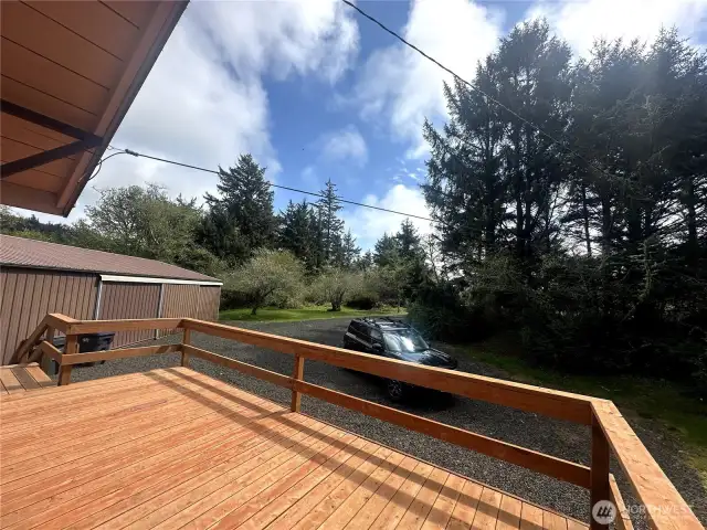 Deck west view