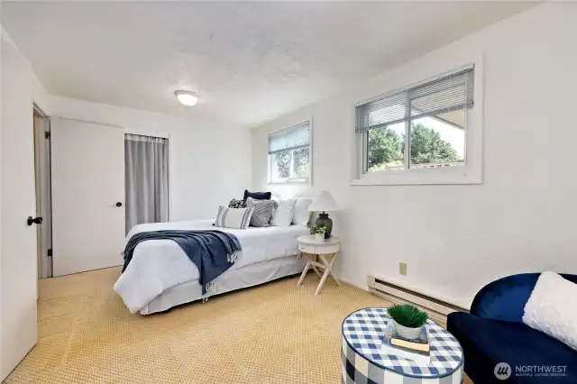 This room is big enough to be shared or put in a wall to make two mirrored rooms