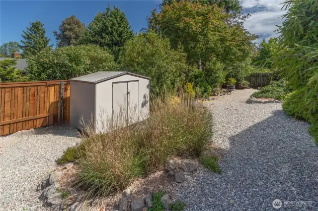 Perfect spot for yard tools.