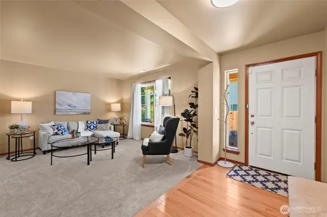 Entry & Living Room