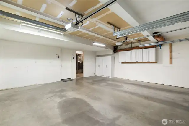 Large storage room off the garage