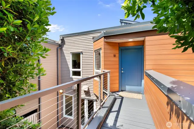 Entry to unit from NW 58th St