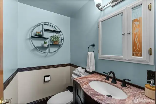 Half Bath next to the kitchen