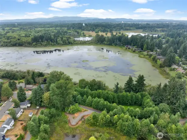 Enjoy walking in the Chambers Lake Nature area/Park just around the corner.
