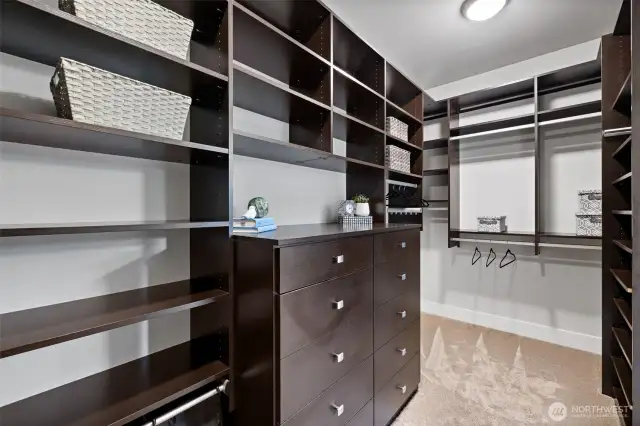 Custom California Closet.
