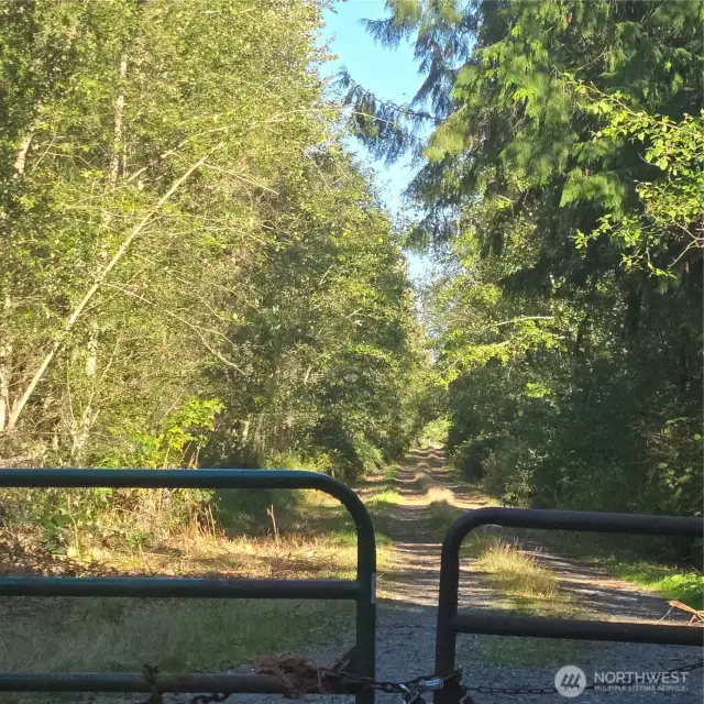 Hobson Rd gate West side of easement driveway