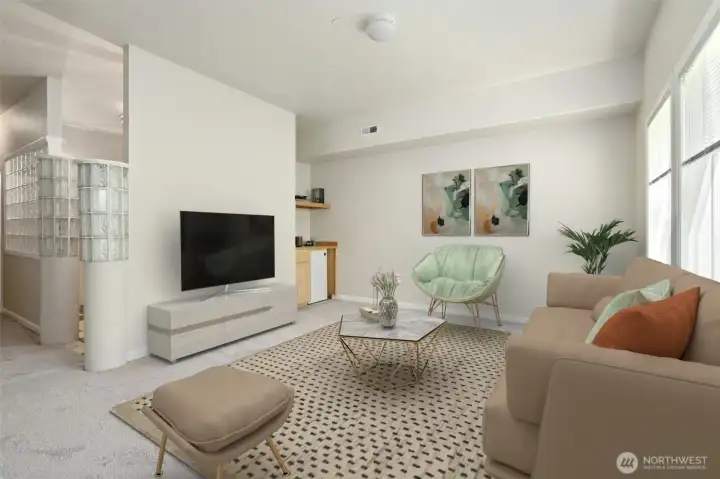 Additional Sitting Area on Lower Level