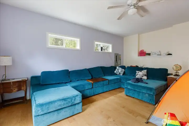 Second ensuite bedroom, now a media room