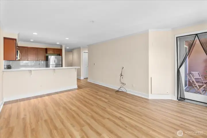 New LVP flooring installed throughout