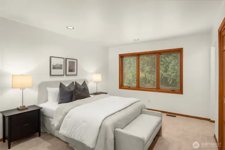 Plenty of storage in this bedroom