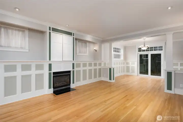 Step inside to your living room and easy flow into your dining room and kitchen space