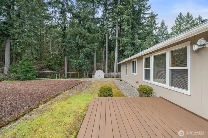 Or enjoy the low maintenance yard