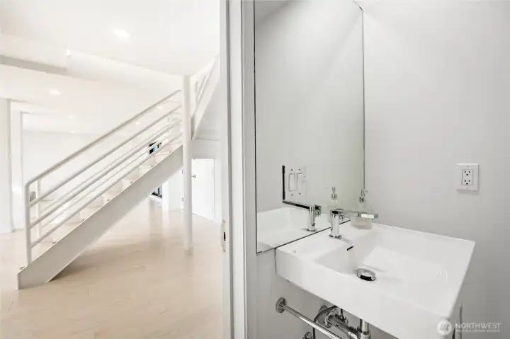 Full bath off the main living area