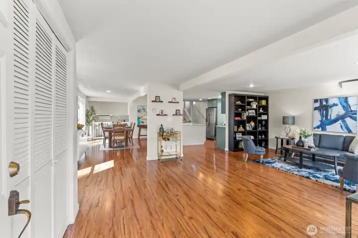 Easy flowing great room design