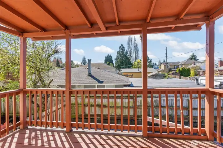 Enjoy relaxing on your private deck