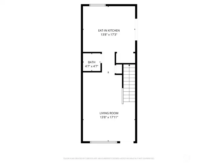 Lower Level Floorplan Unit A