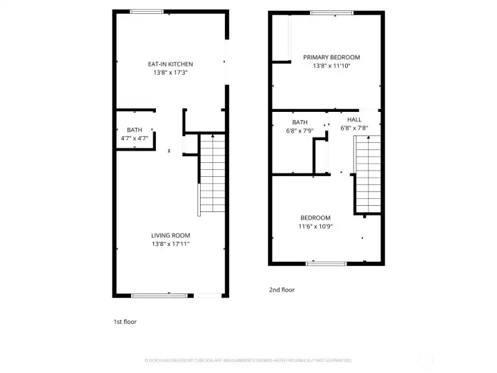 Unit A Overall Floor Plan with Dimensions
