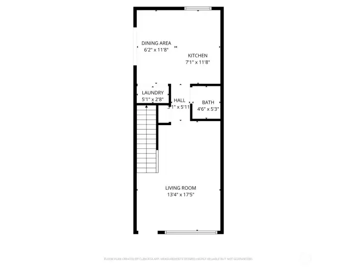 Lower Level Floor Plan Unit B