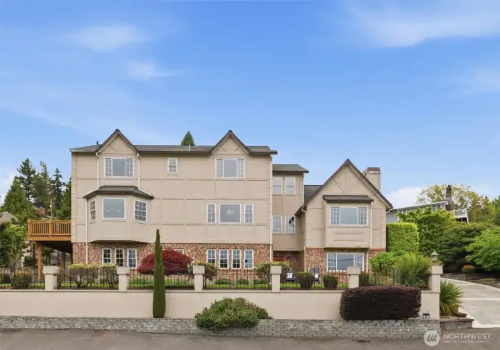 Sited high above Riviera, there is extra parking in the front of the home as well (city easement)