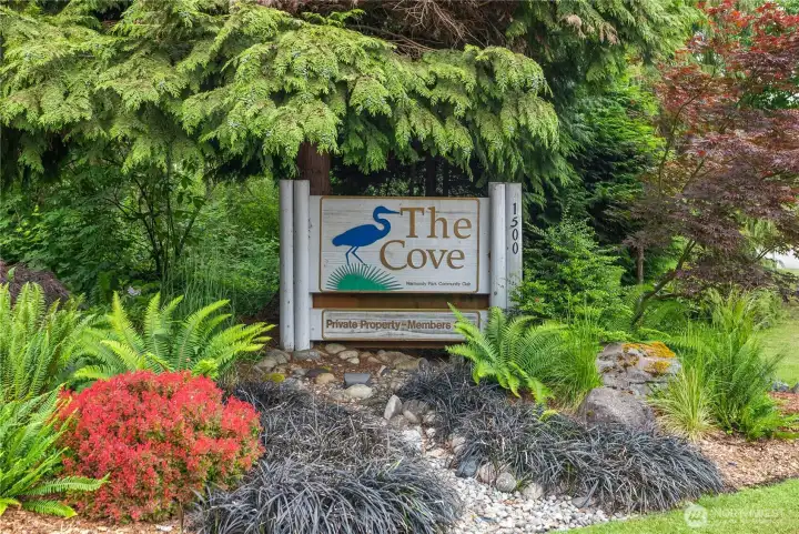 The Cove access is extended to Lot A homeowners, which this home is included in.