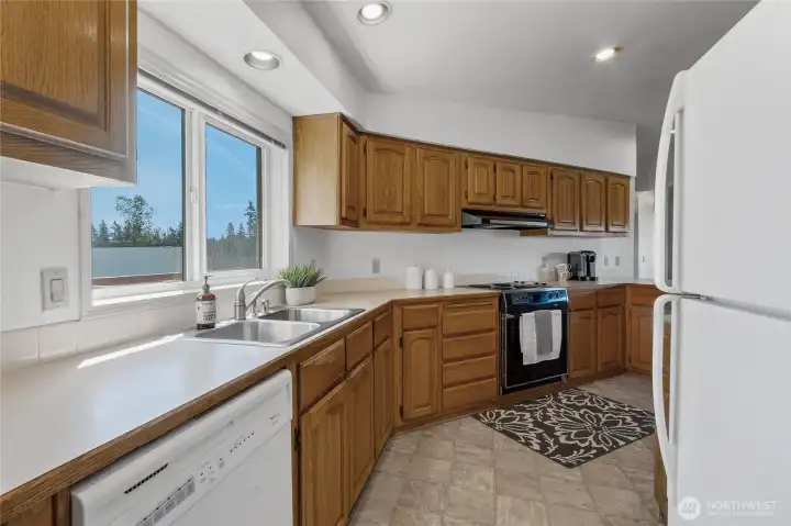 double entry kitchen view