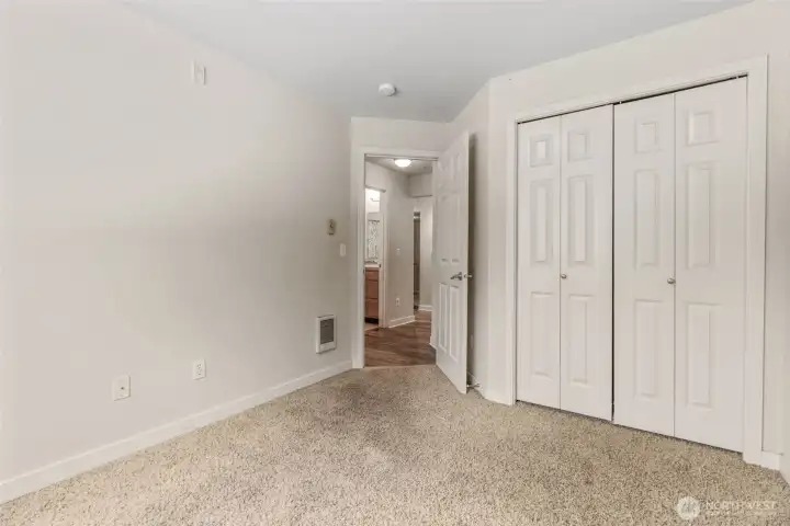 Bedroom with ample wall  space