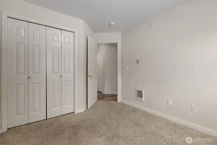 Bedroom with ample wall space