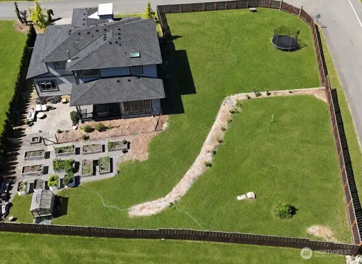 Perfect Corner Lot! Grass is Freshly Hydroseeded and Growing Nicely