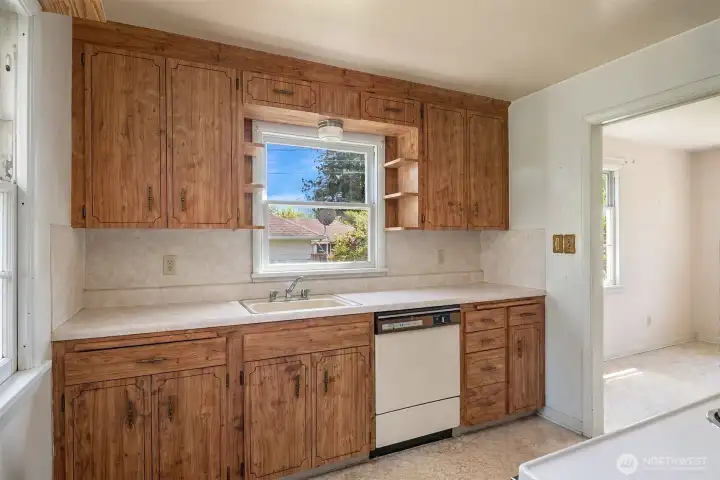 Functional living spaces support continued residential use while long-term plans are evaluated.
