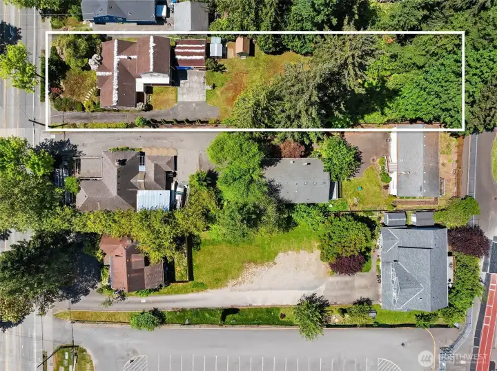 The property's nearly 20,000 SF footprint, level topography and rectangular dimensions distinguish it within the station area.